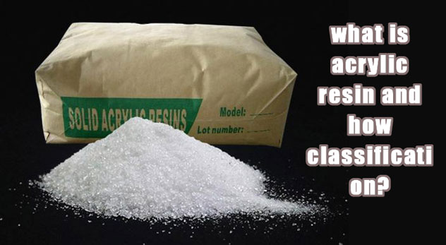 o que é resina acrílica e como classificação?