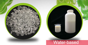 As vantagens e desvantagens de várias resinas acrílicas à base de água