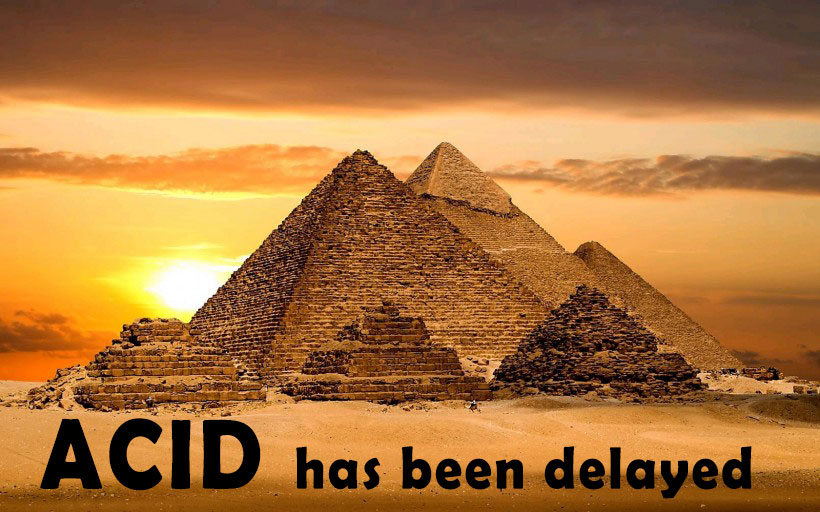 Egito Advance Cargo Informação Declaração (ácido) atrasou-se ao final de setembro, o trabalho em 1º de outubro